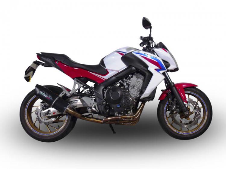 CB 650 F 2017/18 e4 HOMOLOGATED FULL EXHAUST  FURORE EVO4 CARBON