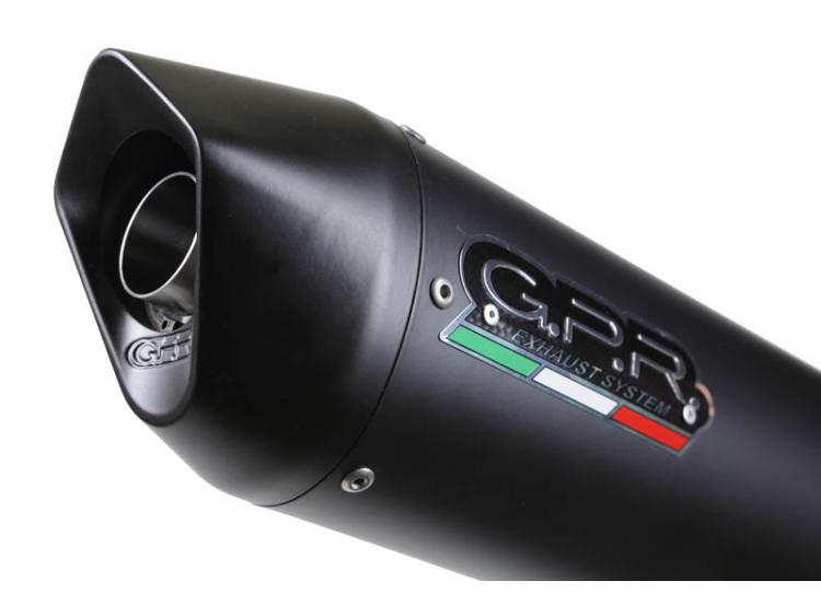 TRANSALP XL 650 V 2000/06 HOMOLOGATED SLIP-ON EXHAUST  FURORE NERO