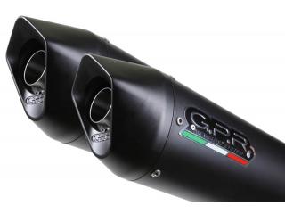 CBF 1000 2006/09 PAIR HOMOLOGATED SLIP-ON EXHAUST  FURORE NERO