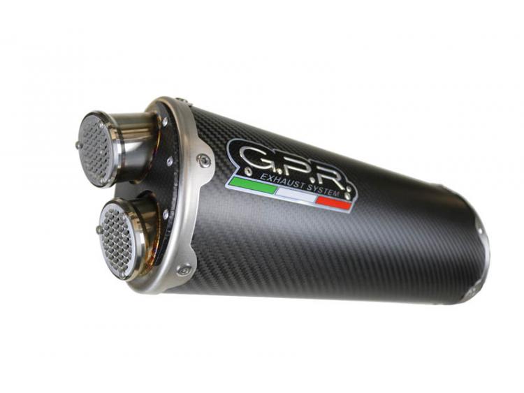 VTR 1000 F Firestorm 1997/07 PAIR HOMOLOGATED SLIP-ON EXHAUST  DUAL CARBON