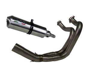 NINJA 300 R 2012/16 HOMOLOGATED FULL EXHAUST CATALIZED SATINOX 