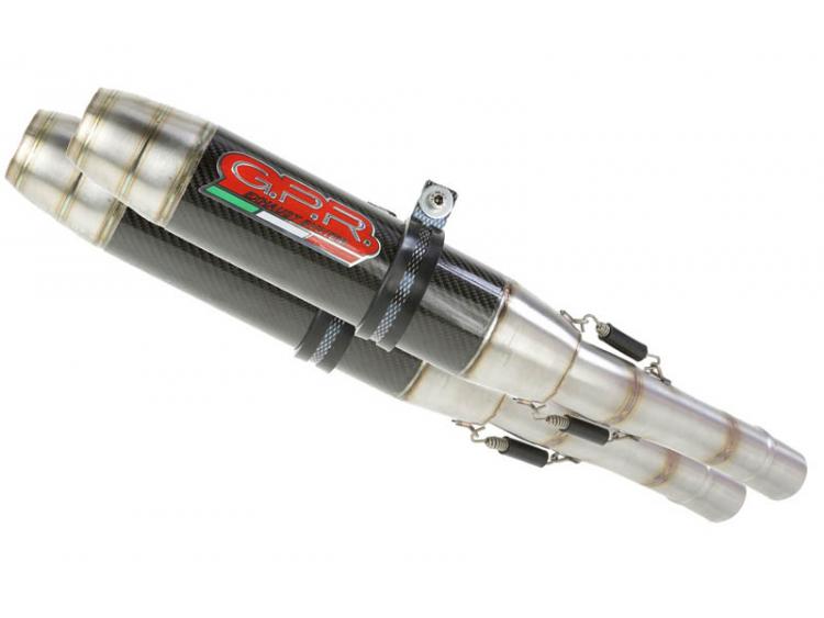 Z 1000 2003/06  PAIR HOMOLOGATED SLIP-ON EXHAUST  DEEPTONE CARBON