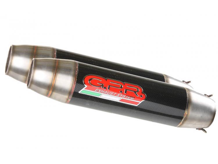 Z 1000 2007/09 PAIR HOMOLOGATED SLIP-ON EXHAUST  DEEPTONE CARBON