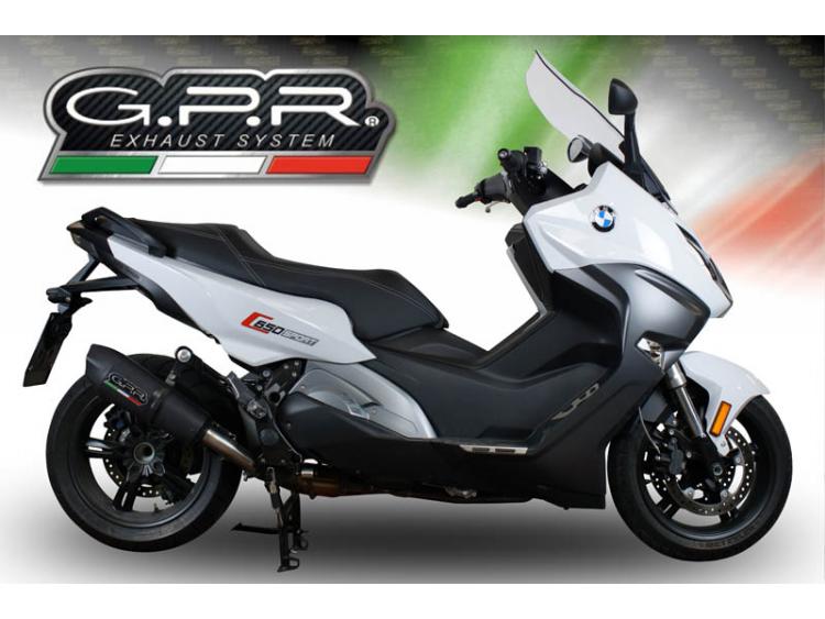 C 650 SPORT 2016/20 e4 HOMOLOGATED SLIP-ON EXHAUST  GP EVO4 BLACK TITANIUM