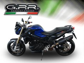 F 800 R 2009/14 HOMOLOGATED SLIP-ON EXHAUST  FURORE NERO