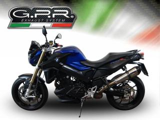 F 800 R 2009/14 HOMOLOGATED SLIP-ON EXHAUST  GPE ANN.TITANIUM