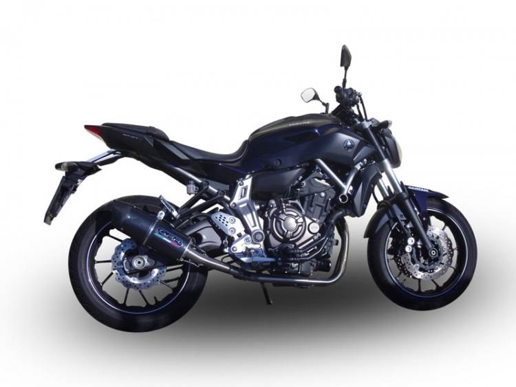 MT-07 2014/2016 HOMOLOGATED FULL EXHAUST CATALIZED FURORE CARBON