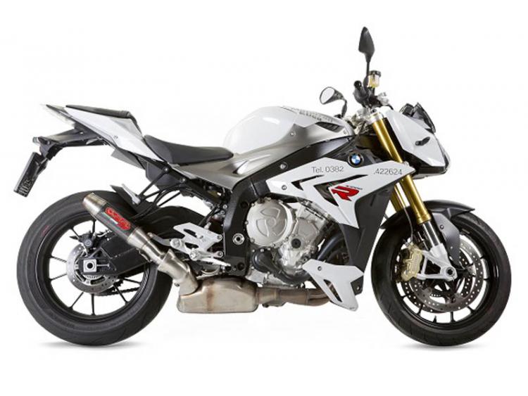 S 1000 R 2014/16 HOMOLOGATED SLIP-ON EXHAUST  DEEPTONE CARBON