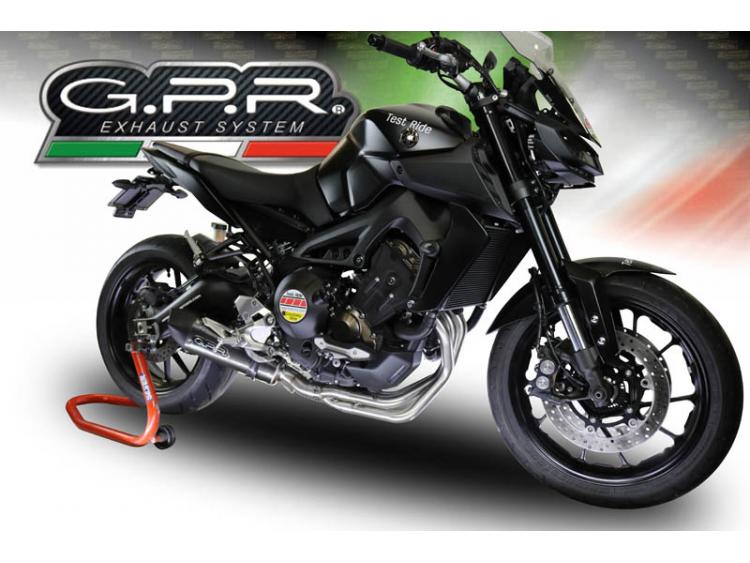 MT-09 / FZ-09 2017/20 e4 HOMOLOGATED FULL EXHAUST  GP EVO4 POPPY