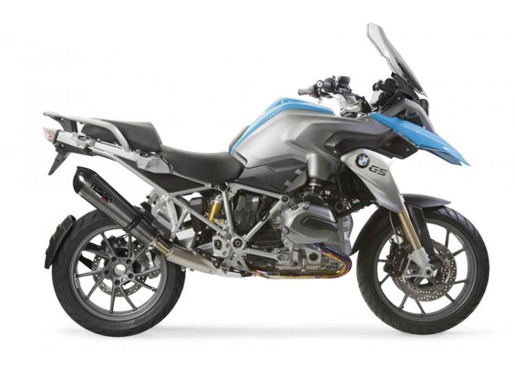 R 1200 GS 2013/16 HOMOLOGATED SLIP-ON EXHAUST  GPE ANN.POPPY