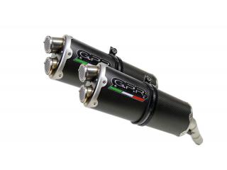 K 1600 GTL 2012/16 PAIR HOMOLOGATED SLIP-ON EXHAUST  DUAL CARBON