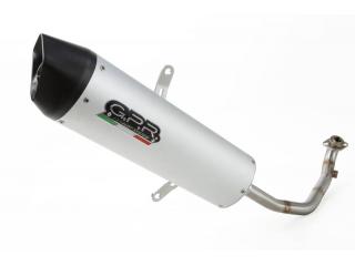 SH 125 I.E. 2017/19 e4 HOMOLOGATED FULL EXHAUST  FURORE ALLUMINIO