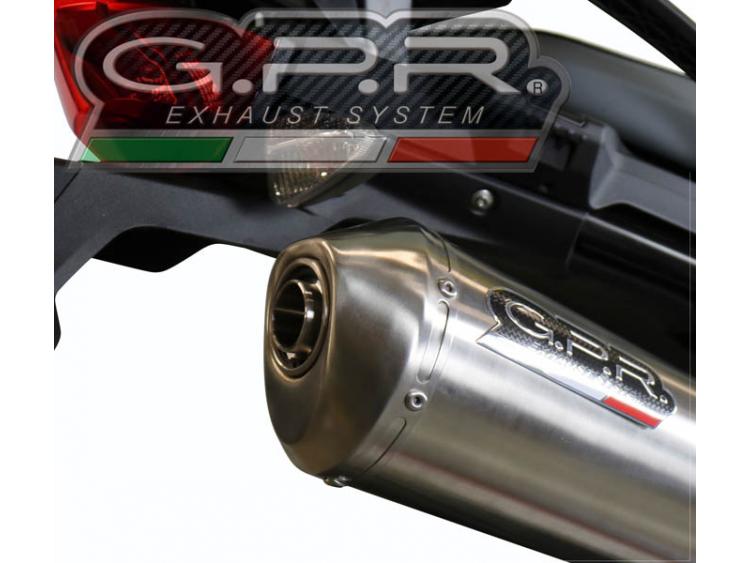 CB 400 2008/16 HOMOLOGATED SLIP-ON CATALIZED  SATINOX 
